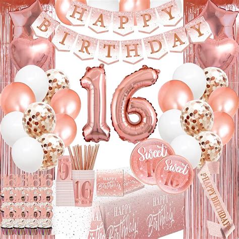 sweet sixteen decorations amazon|More.